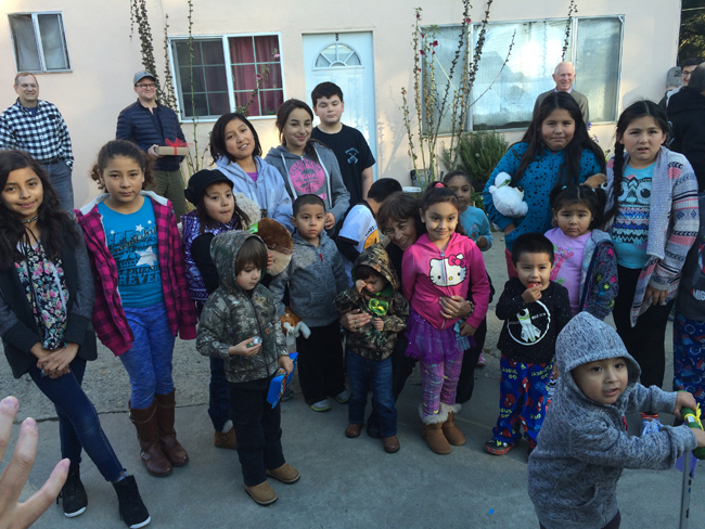 Children celebrating